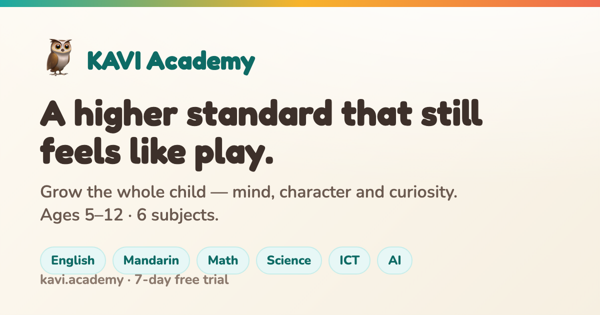 Screenshot of kavi.academy